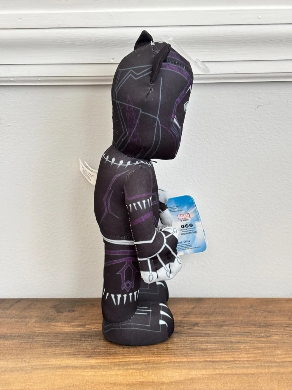 NWT Marvel Avengers Black Panther Plush Figure Stuffed Toy Bleacher Creatures 10